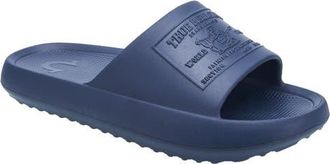 True Religion Wayne Logo Single Slide in Navy at Nordstrom, Size 11