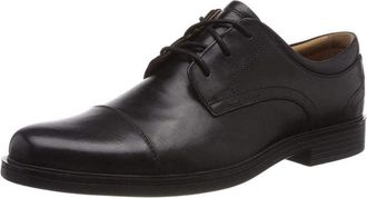 Clarks Un Aldric Lace, mens Un Aldric, Black Black Leather, 6.5 UK (40 EU)