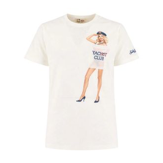 MC2 Saint Barth T-Shirts, male, Beige, Size: XL Ecstasea T-shirt