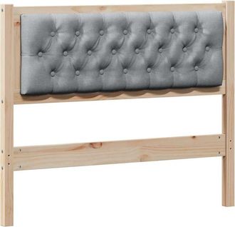 vidaXL Headboard Other Brown and light grey 100 cm Solid pine wood vidaXL