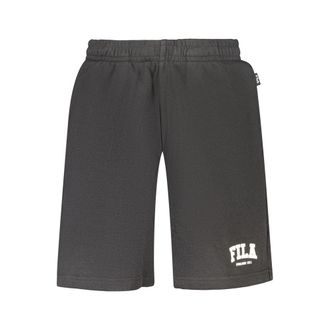 Fila Zwarte Katoenen Herenbroek