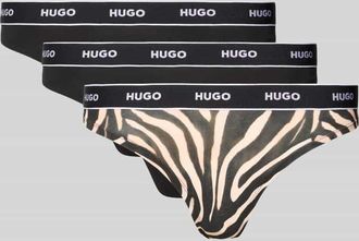 HUGO BOSS String aus Baumwoll-Mix im 3er-Pack in Black, Gr&ouml;&szlig;e XL