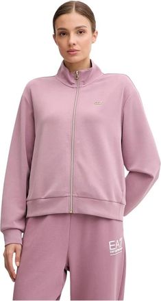 Emporio Armani Zip-through Sweatshirt - Dames - Vesten met rits - Roze - S - Hoodies & sweatvesten