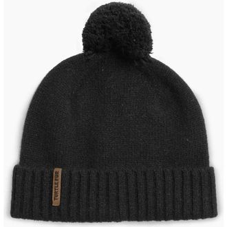 Turtle Fur Wool Tula Pom Beanie in Black at Nordstrom