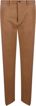 Nine In The Morning buttoned stretch-wool pants - Brown
