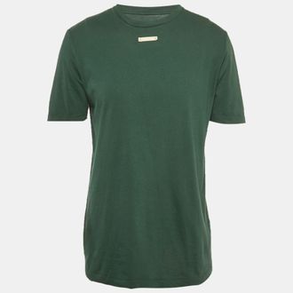 Maison Margiela Maison Martin Margiela Green Jersey Crewneck T-Shirt