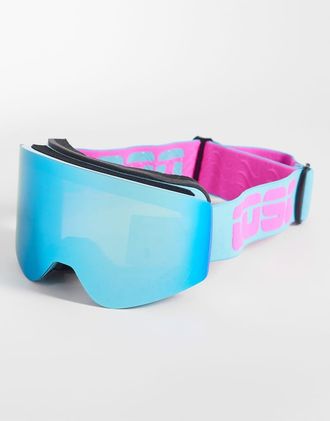 OOSC Oosc Vizion - Occhiali da sci e snowboard blu fluo e rosa-Multi