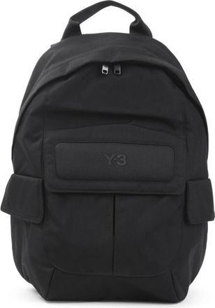 Yohji Yamamoto Zwarte Bucket Bag & Rugzak Aw 25 - Heren - Rugzakken - Zwart - ONE Size - Nylon - Tassen