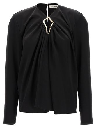Lanvin Metallic Detail Blouse