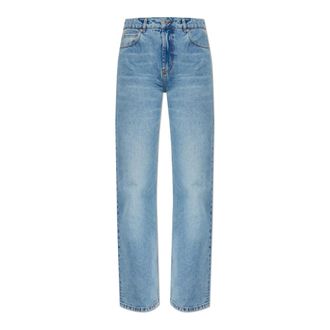 Ami Straight Jeans, female, Blue, Size: W25 Large Fit Jeans