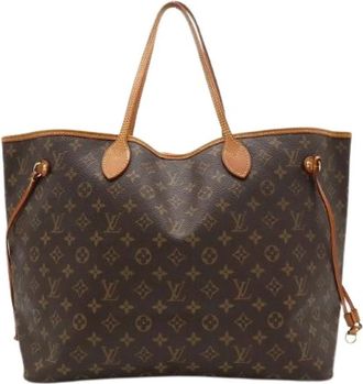 Louis Vuitton Pre-owned Monogram Tote Bag - Neverfull GM - Dames - Vintage Shopper - Bruin - ONE Size - Vintage