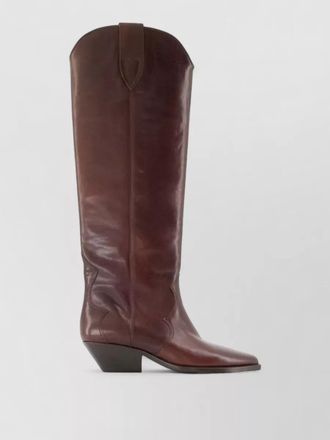 Isabel Marant denvee leather western knee boots