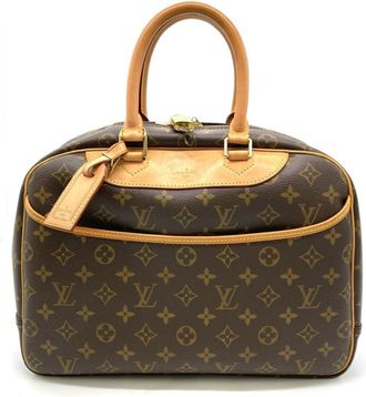 Louis Vuitton Monogram Brown Monogram Leather Tote Bag (Pre-Owned)