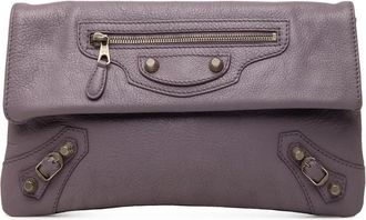 Balenciaga Pre-owned Balenciaga Goatskin Motocross Giant 12 Envelope Clutch Ladies MBJBT1R64UUF52Y2