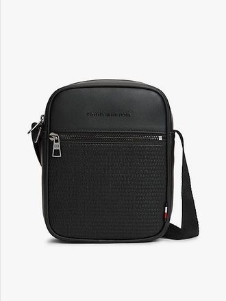 Tommy Hilfiger Woven Panel Crossbody Reporter Bag