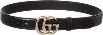 Gucci Gg Marmont Leather Belt