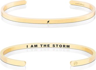 Mantra I Am The Storm bracelet in Inside - Yellow Gold at Nordstrom