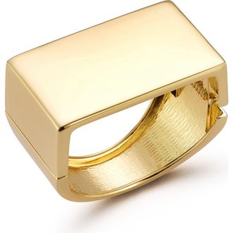 Sphera Milano Flat Top Bangle Bracelet in Gold at Nordstrom Rack