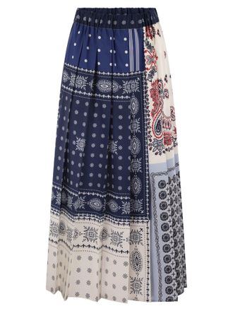 スカート Weekend Max Mara AGIATE - Pleated cotton skirt Weekend Max Mara Agiate Pleated Cotton Maxi Skirt | Nordstrom