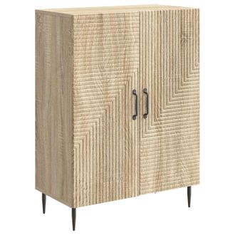 vidaXL Aparador Roble Sonoma 66 X 34,5 X 89,5 Cm Madera De Ingenier&iacute;a Vidaxl