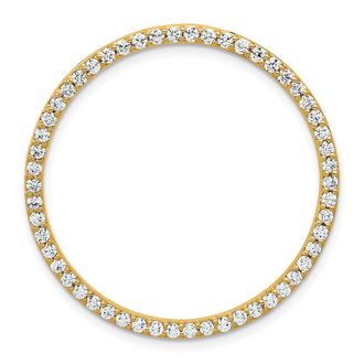 Diamond2Deal 14k Gold Lab Grown Diamond Pendant (1ct, VS, G-H)