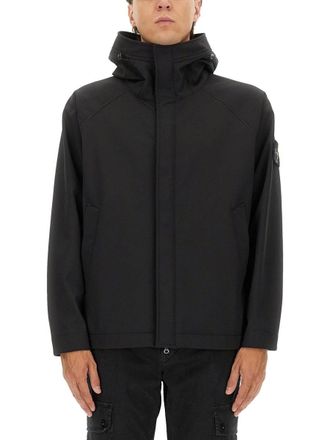 Stone Island Short Soft Shell Parka-Uomo