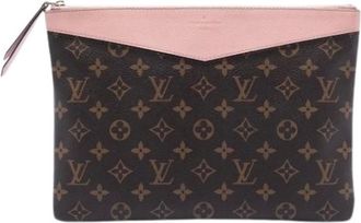 Louis Vuitton Pre-owned Clutches, female, Brown, Size: ONE SIZE Pre-owned Vintage Clutch