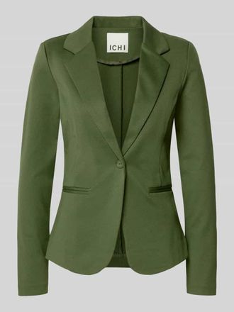 Ichi Slim Fit Blazer mit Paspeltaschen Modell KATE in Khaki, Größe L