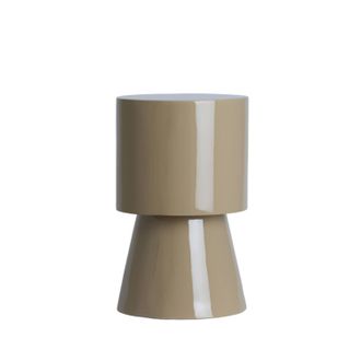 Light & Living Mesa Auxiliar &Oslash;30x49 Cm Madera Brillo Arena Light & Living