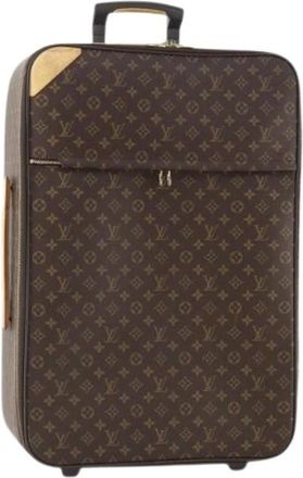Louis Vuitton Pre-owned Bags, female, Brown, Size: ONE SIZE Pre-owned Monogram Canvas Suitcase