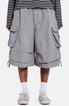 Jaded London Ripstop Cargo Shorts in Grey at Nordstrom, Size Xx-Large