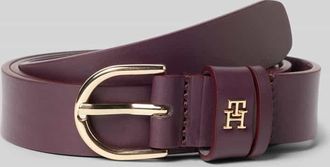 Tommy Hilfiger Gürtel aus echtem Leder in Bordeaux, Größe 100