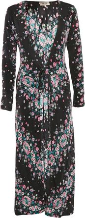 Diane Von Fürstenberg 2024 floral crepe dress - Black