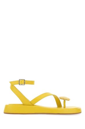 Gia Borghini Orange Open Toe Sandals