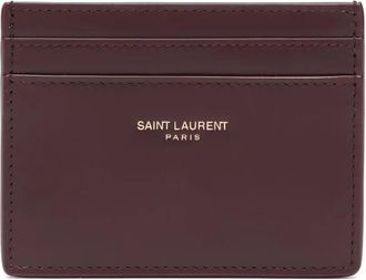 Saint Laurent Leren pasjeshouder - Rood