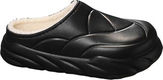 Generic [Warm Upgrade] Womens Warm Slippers Soft and Comfortable Warm Your Feet in Winter Comfy Shoes for Women Slippers (Black, 6)