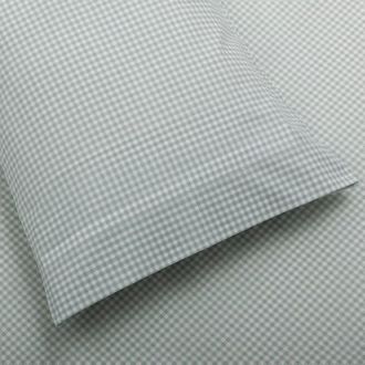 Casa da Laura Funda nórdica Cuadrado de Vichy 100% Algodón Verde Cama 135/150 cm (Sa