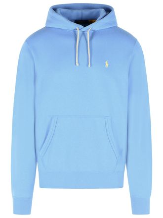 Polo Ralph Lauren Hellblaues Sweatshirt aus Baumwollmischung