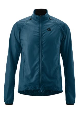 Gonso Fahrradjacke GONSO VATTARO, Herren, Gr. M, blau (dunkelblau), 100% Polyester, Jacken Fahrradjacke, Extra leicht und 100% winddicht mit abzippbaren &Auml;rm