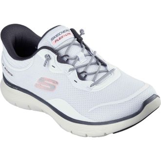 Skechers Flex Appeal 5.0 Easy Breezy Textiel Dames Wit/Multi Standaard Sneakers