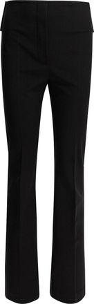 Max Mara Womens Black Elastane Trousers viscose - Size EU 38 (Womens)