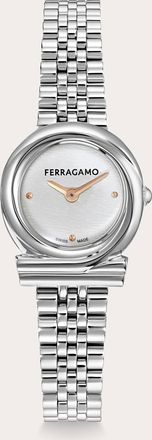 Ferragamo Women Gancini Twisted watch Silver