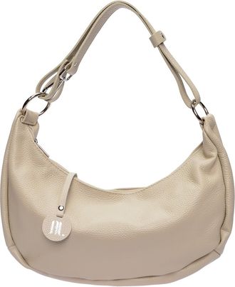 Anna Luchini Beige Rundleer Tas