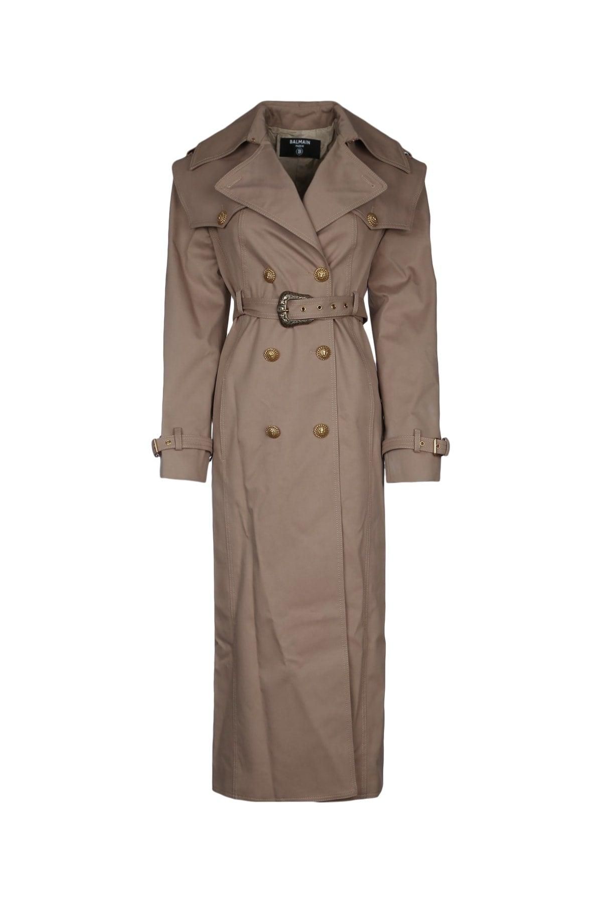 トレンチコート BALMAIN SS24 TRENCH (CF1TL085CE66 0DC) BALMAIN 0DC) トレンチコート (CF1TL085CE66 TRENCH SS24