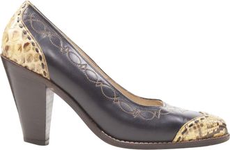 Comme Des Garçons Comme Des Garcons leather western cuban heel