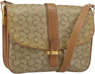 Celine Pre-owned Cross Body Bags, female, Beige, Size: ONE SIZE Pre-owned Plastic Crossbody Bag