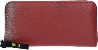 Rebelle Georgette Ziparound L - Dames - Portefeuilles - Rood - ONE Size - Leer - Accessoires