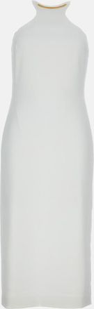 Elisabetta Franchi White Long Dress