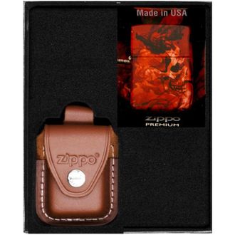OEM Juego De Encendedores Zippo Con Dise&ntilde;o De Calavera Espeluznante, Regalo N.&deg; 2