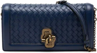 Bottega Veneta Pre-owned Bottega Veneta Nappa Intrecciato Olimpia Knot Crossbody Ladies XSSGA3UK23ZXMSNT